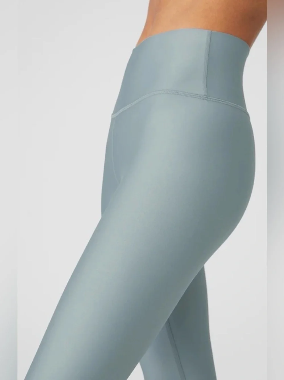 ALO Yoga Airlift Game Changer High Waist 7/8 Flare Leggings- Cosmic Grey/ Size M
